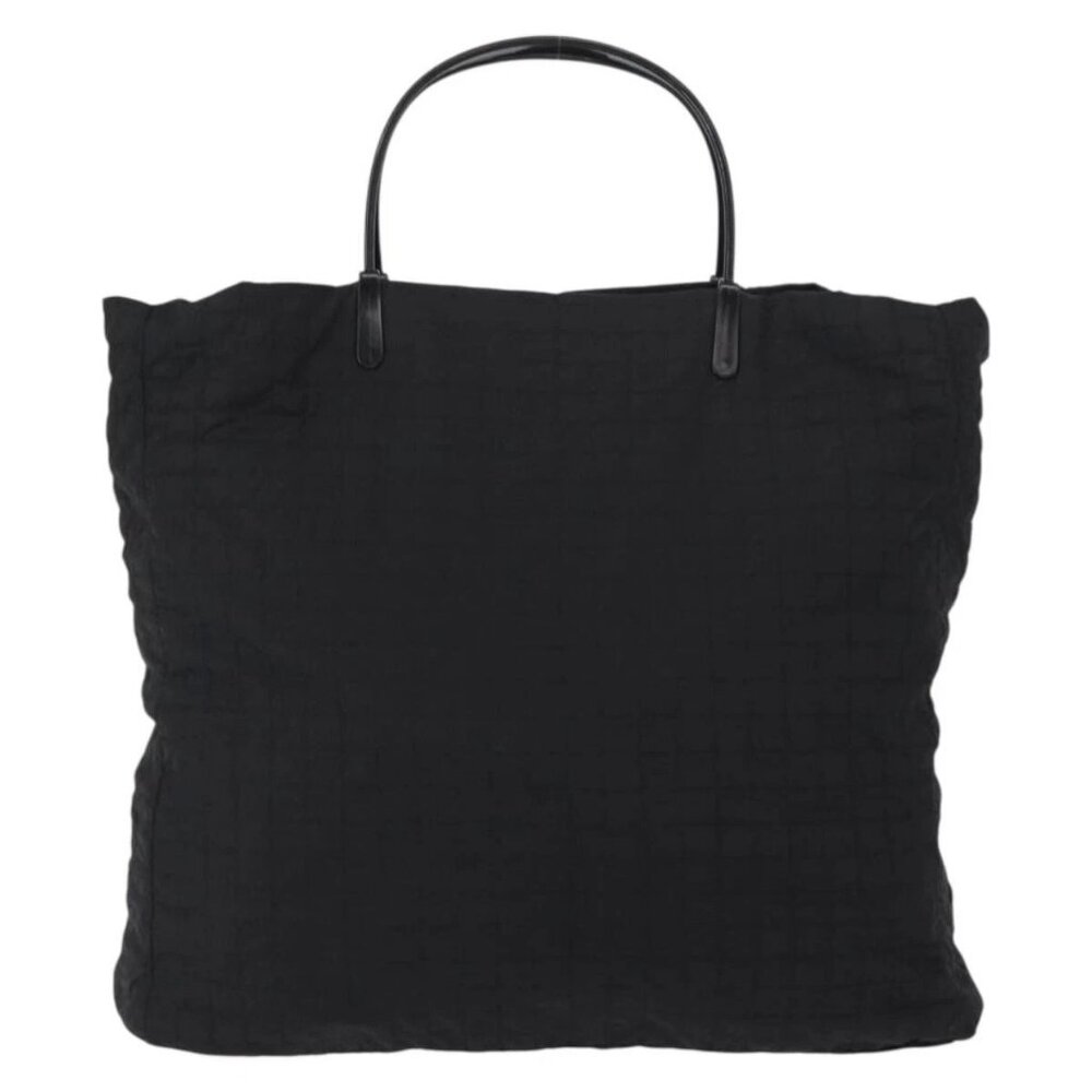PRADA Hand Bag Nylon Black Silver Auth ka079 - Picture 2 of 16